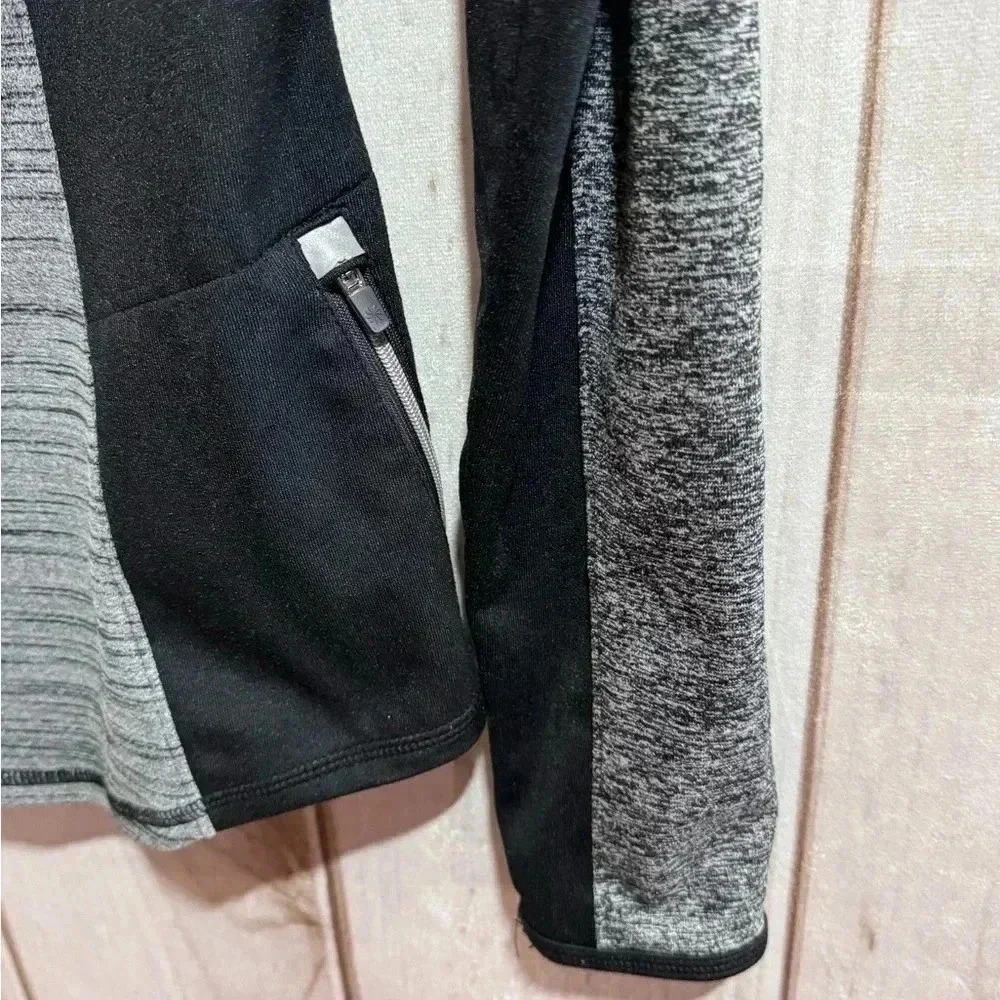 Athleta Women’s Running Wild Half Zip Pullover‎ Heather Grey Black Size Small - Picture 6 of 7